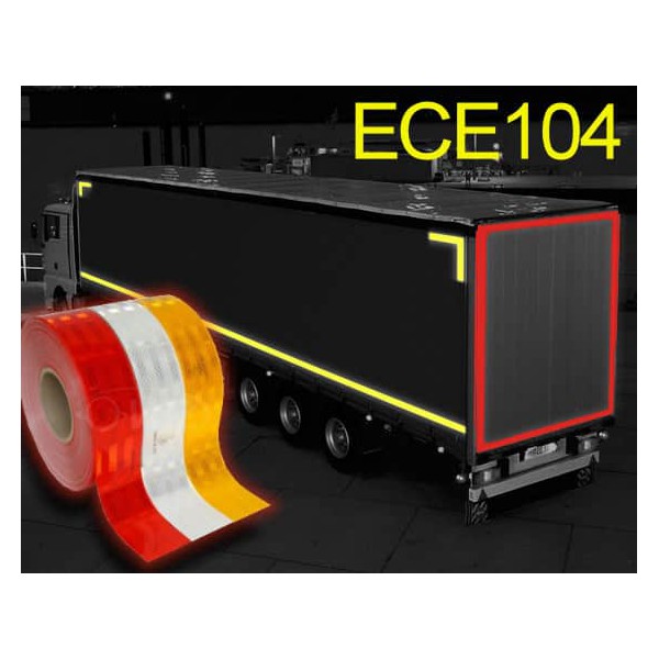 Reflective Tape for Trucks and Trailers, ECE 104