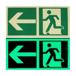 Photoluminescent Exit sign - E001 - E002