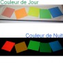 PHOTOLUMINESCENT ADHESIVE FILM - COLOURED BY DAY 
