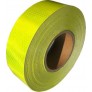 Yellow fluorescent and retro-reflective tape