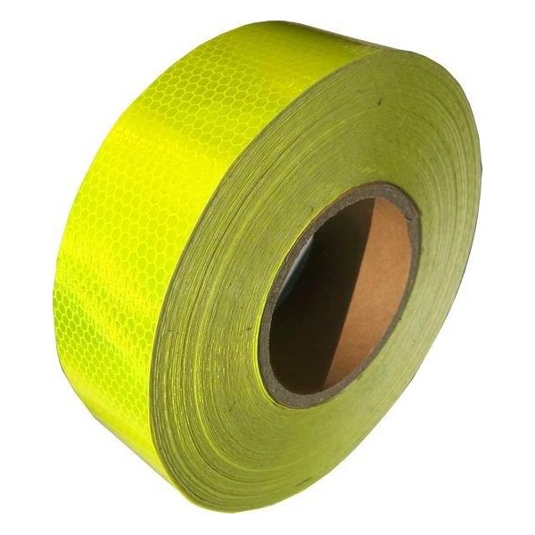 Fluorescent and retroreflective tape 5cm x 50m