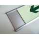 Photoluminescent wall Aluminium marking band
