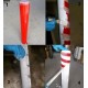Retroreflective ECHO paint for signaling 5