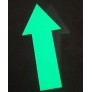 Photoluminescent Aluminium Arrow Signs - 30cm