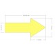 Photoluminescent Aluminium Arrow Signs - 30cm