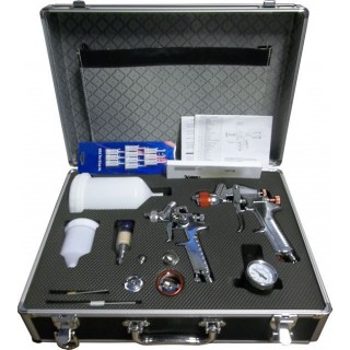 Automotive paint spray guns set