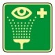 Printed signs on photoluminescent panels or adhesives