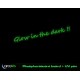 Phosphorescent magic board and LED pen