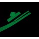 Phosphorescent tape, per meter