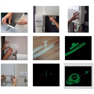 Phosphorescent tape, per meter