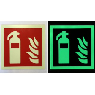 PHOTOLUMINESCENT FIRE EXTINGUISHING PANEL SIGN&nbsp; F001