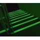 Self-adhesive corners Anti-slip adhesive photoluminescent strip in aluminum-epoxy