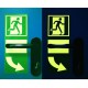 Photoluminescent Door Operation Sign 