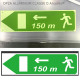 Photoluminescent panels for tunnels