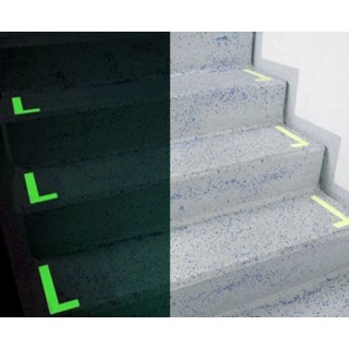 Photoluminescent Stair Markers, L-shaped 