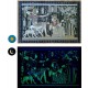 Ancient Egypt Collection" Phosphorescent Papyrus - 10 frescoes