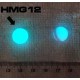 Small phosphorescent beads, pierced - 6mm, 8mm, 12mm, 16mm
