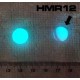 Small phosphorescent beads, pierced - 6mm, 8mm, 12mm, 16mm