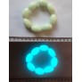 Oval phosphorescent gem, 25mm