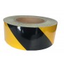 Reflective Yellow & Black (Hatched) Adhesive Hazard Warning Tape