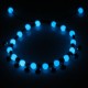 Luminous anklet with metal bells