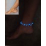 Luminous anklet with metal bells
