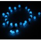 Turquoise fluorescent ankle bracelet