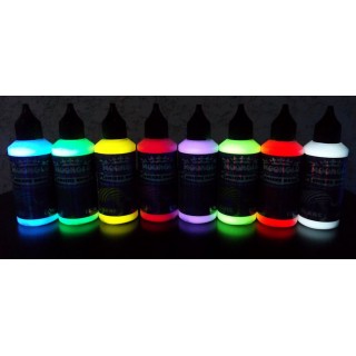 8 invisible fluorescent inks for screen printing