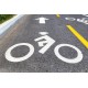White undercoat paint for road phosphorescent paint