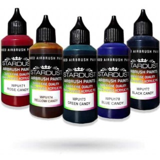 WPU Stardust Pro Airbrush Paints - 11 CANDY Colors