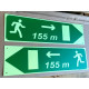 Photoluminescent panels for tunnels