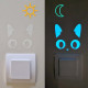 Lumiloo phosphorescent stickers for children's bedroom switches