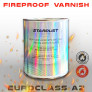 Euroclasse A clearcoat fire rating A2 – S1 D0