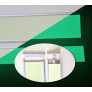 Photoluminescent aluminum signaling profile for lower part