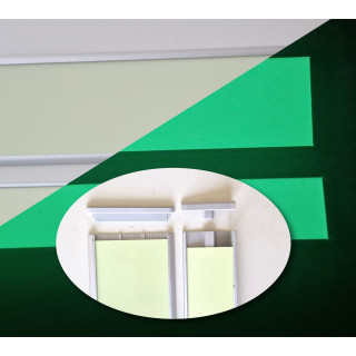 Photoluminescent aluminum signaling profile for lower part