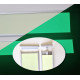 Aluminum photoluminescent profile for wall signage