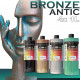 Patinated bronze paint – 4-product acrylic system