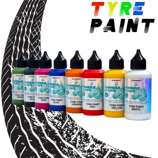 Professional tyre paint &ndash; rubber adhesion