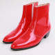 Acrylic varnish for leather and imitation leather goods