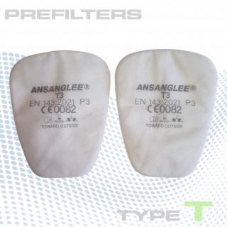Professional P3 pre-filter for bodywork and paint masks